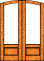 Arch Top 1 Lite Doors