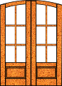 Arch Top 6 Lite Doors
