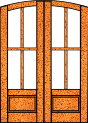 Arch Top 4 Lite Doors