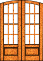 Arch Top 12 Lite Doors